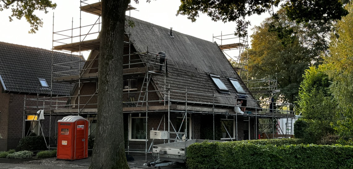 Dakrenovatie woonhuis Vaassen