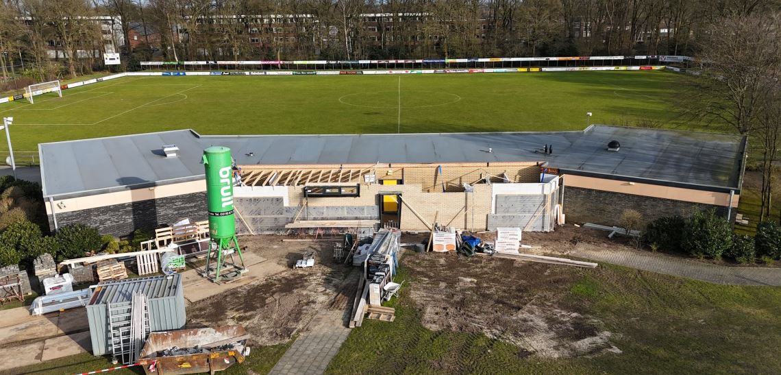 Uitbreiding kleedkamers C.S.V. VIOS Vaassen