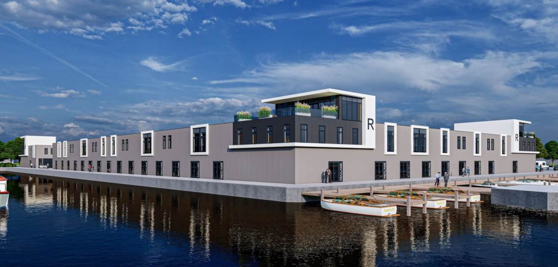 Afbouw kantoorpand Sportvisserij Oost Nederland